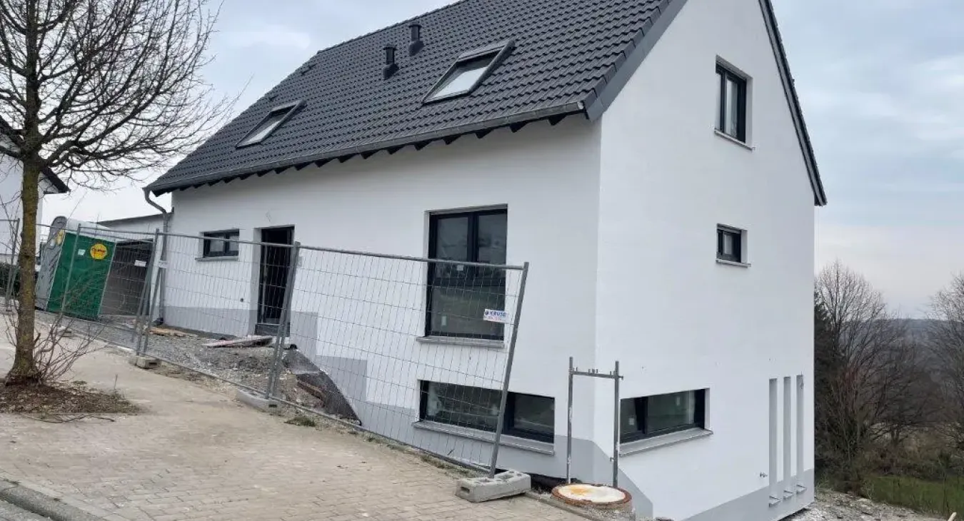 Neubau EFH in Breckerfeld Innenputz und Außenputz